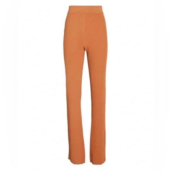 NEW A.L.C Logan Rib-Knit Flared Pants - Picture 4 of 8